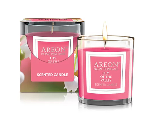 AREON SCENTED CANDLE - Lily of the Valley