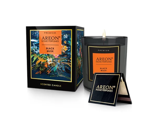 AREON SCENTED CANDLE 210 g - Black Musk