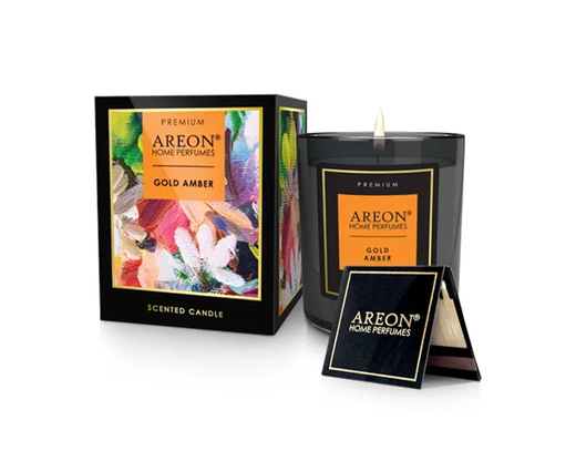 AREON SCENTED CANDLE 210 g - Gold Amber